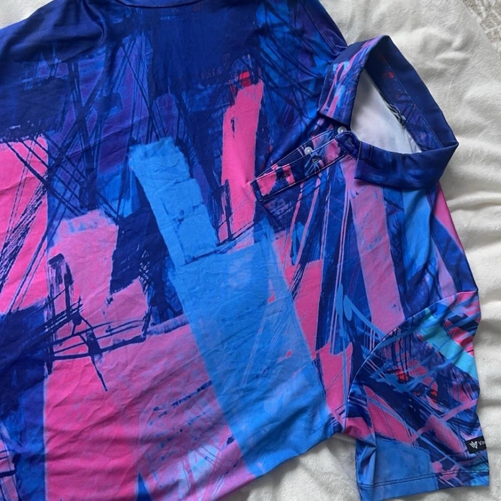 Multi-Colour Collared Shirt 💖🪩 - Picture 3 of 4